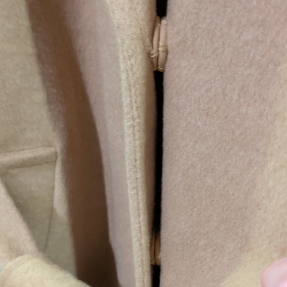 LOFT Tan Maxi Wool Trench Coat - Picture 7 of 10